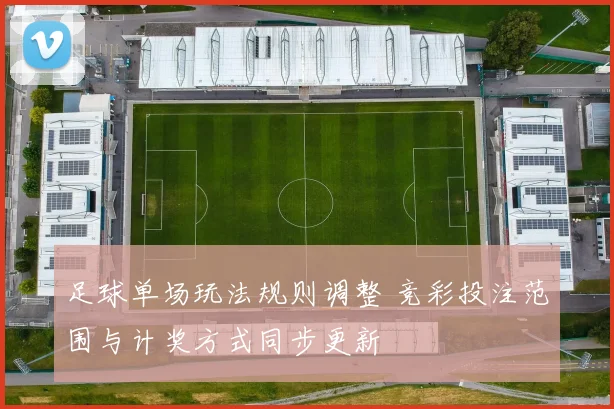 足球单场玩法规则调整 竞彩投注范围与计奖方式同步更新